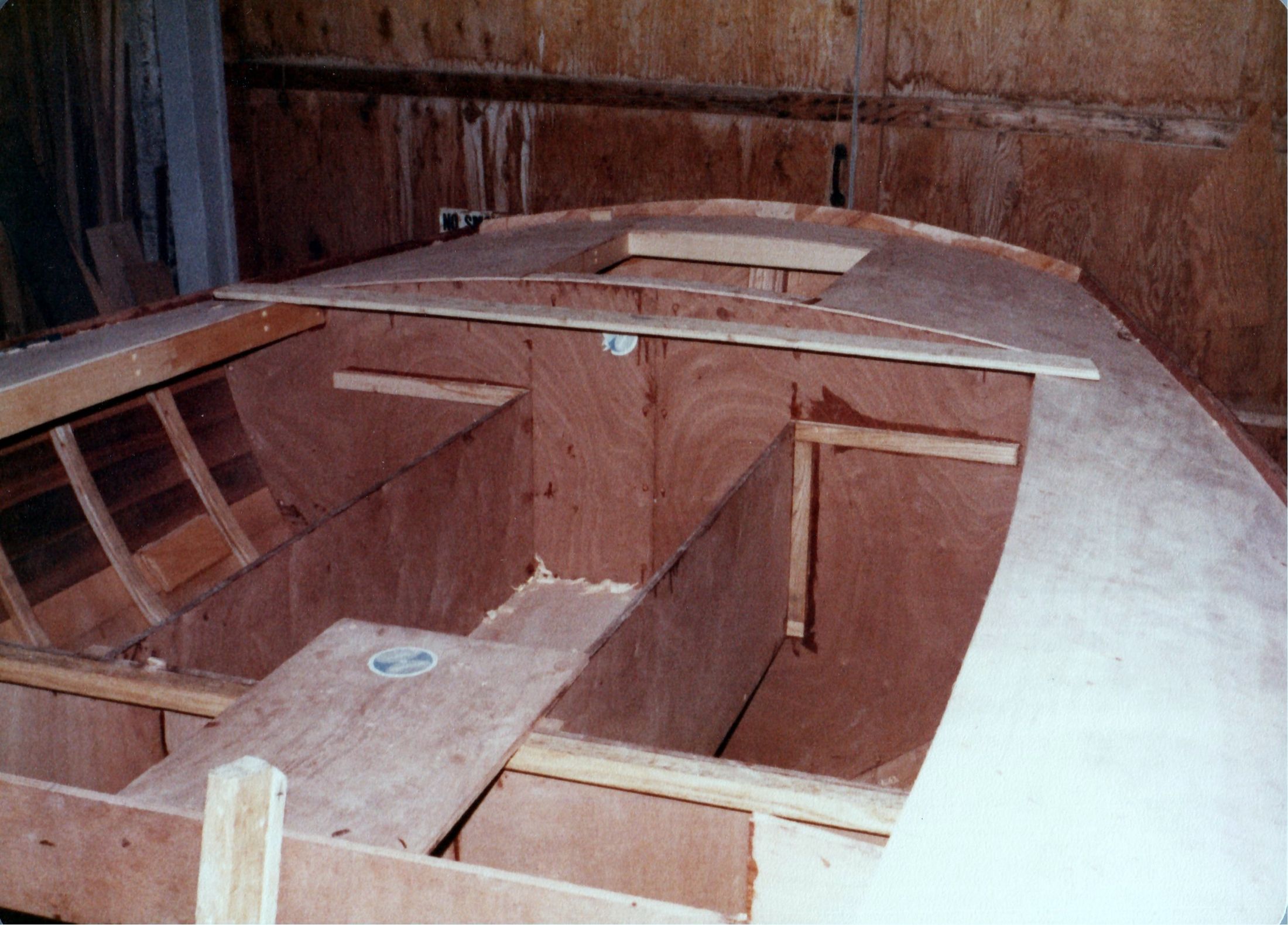 The deck and coach house from the bow
