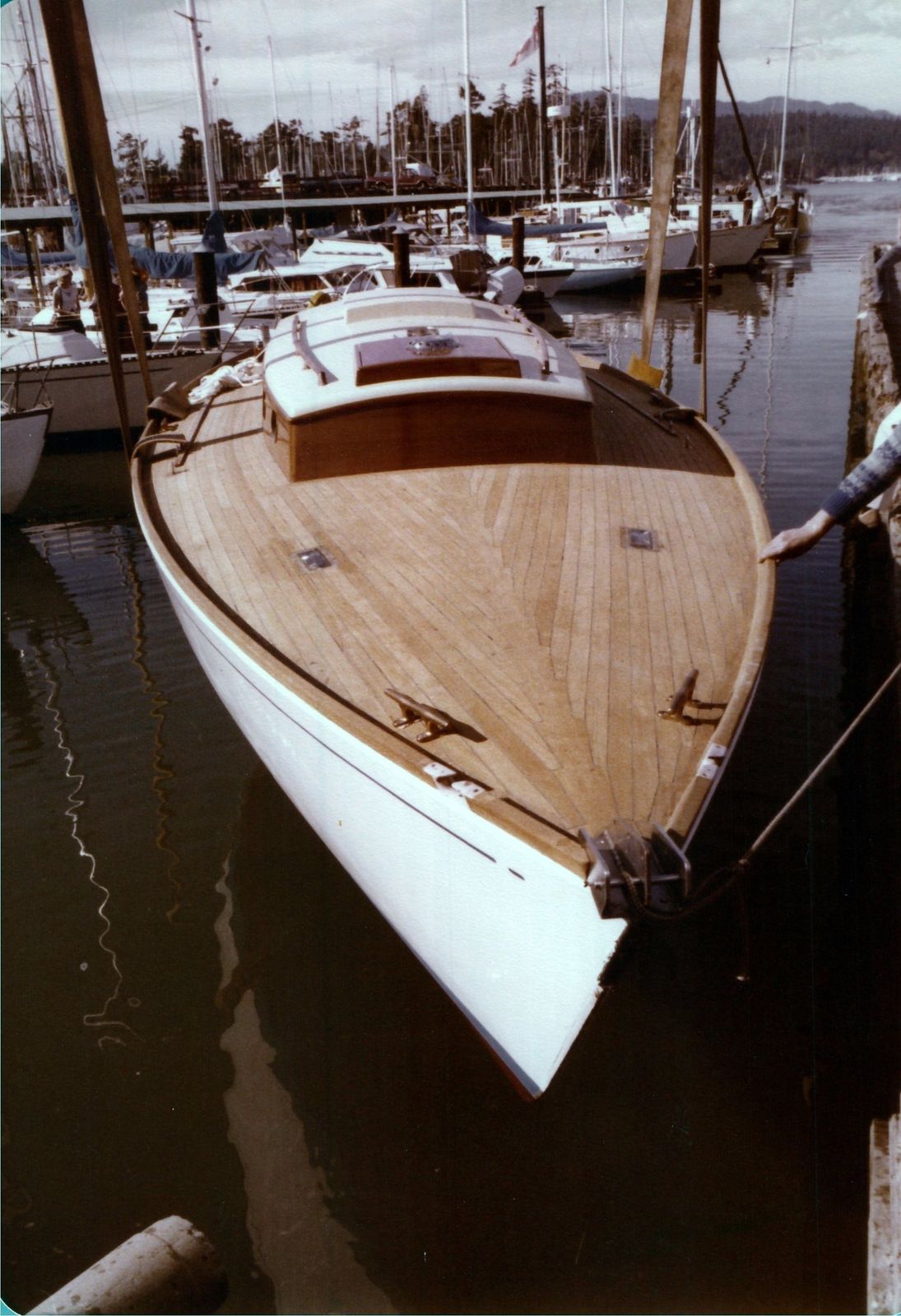 Jura afloat for the first time, from the bow